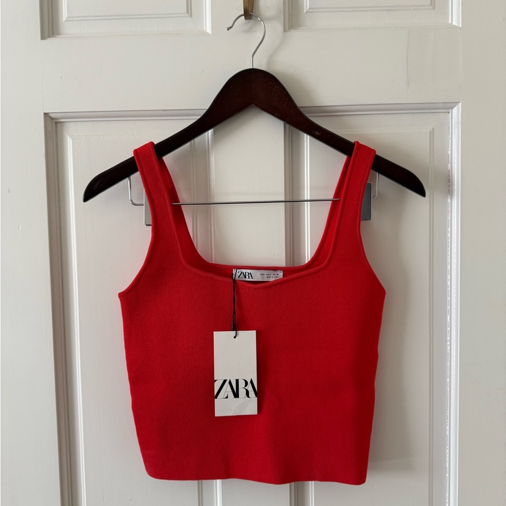 NWT: Zara Red Tank Top